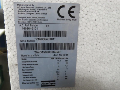 Used ATLAS COPCO _UNKNOWN_ Air Compressor Dryers Texas US | OCO Industrial #1772861
