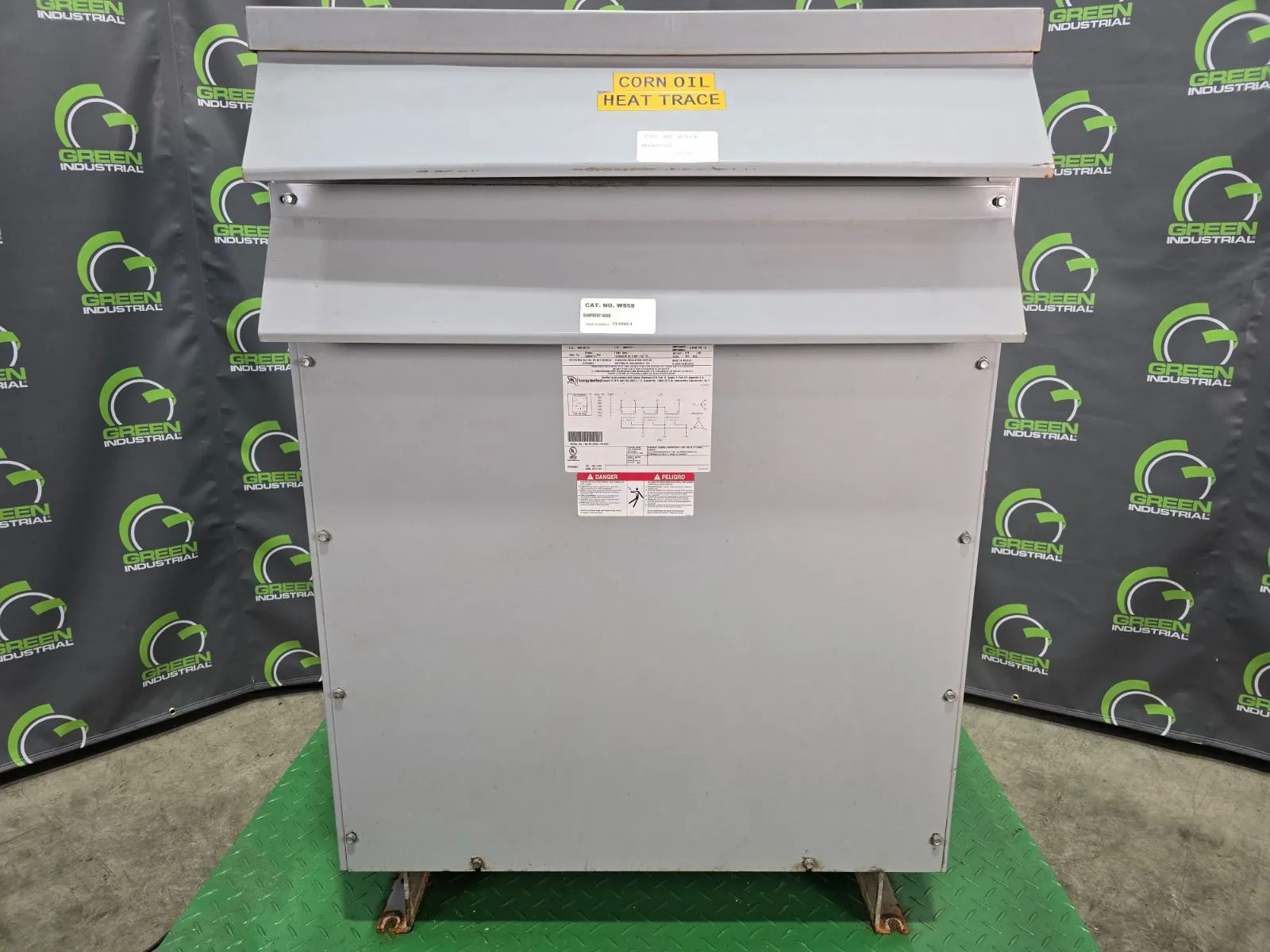 75 KVA EATON Dry Transformer 480 Delta 480Y/277 V48M47T7516 USED