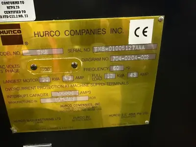 Used 2012 HURCO TM8 CNC Lathes Illinois US | Aucto #1306861