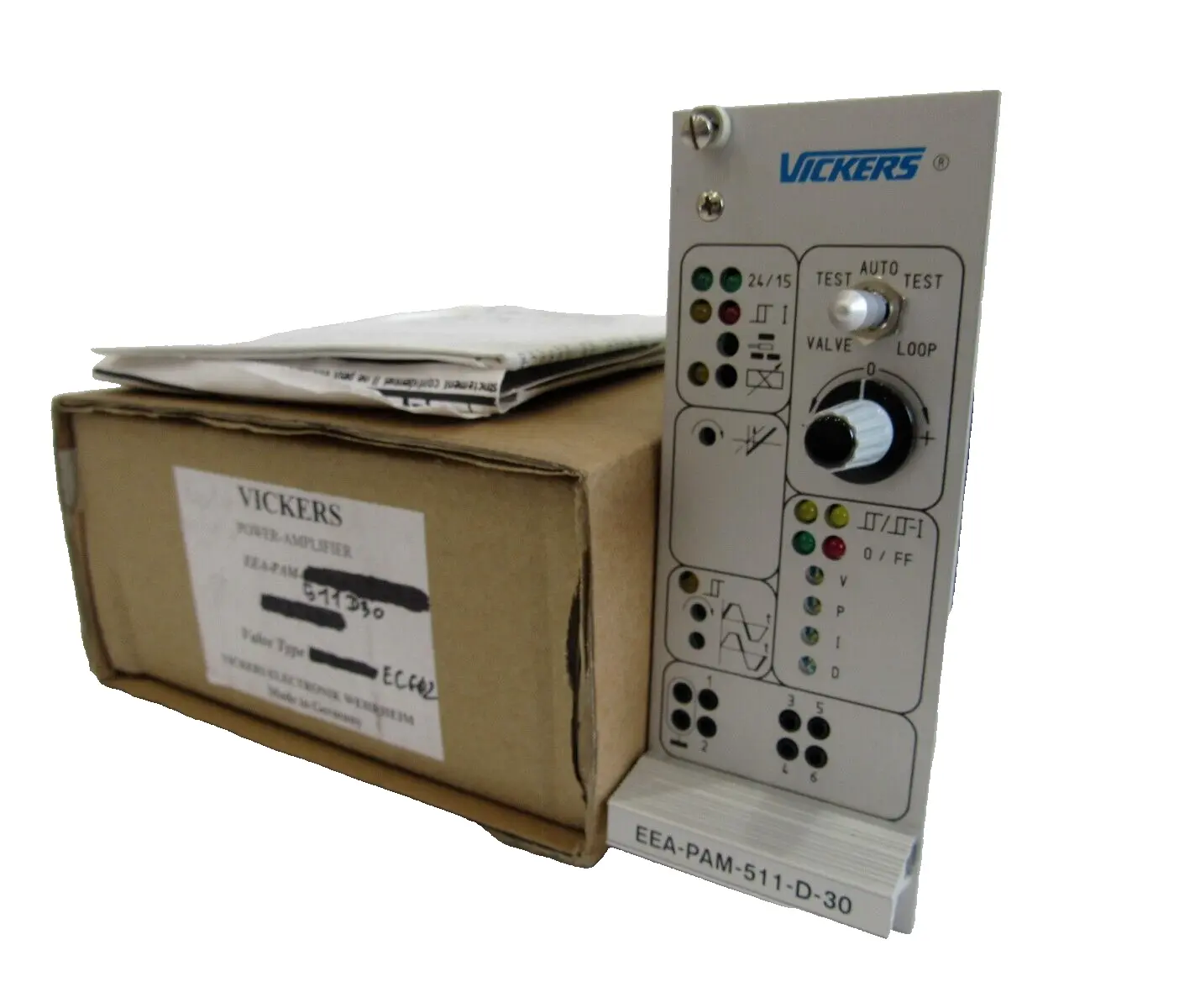 NEW VICKERS EEA-PAM-511-D-30 POWER AMPLIFIER W/PID MODULE EEAPAM511D30