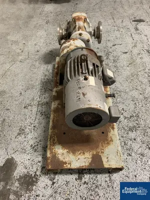 USED Waukesha Cherry-Burrell 3" Waukesha Rotary Lobe Pump, S/S, 5 HP