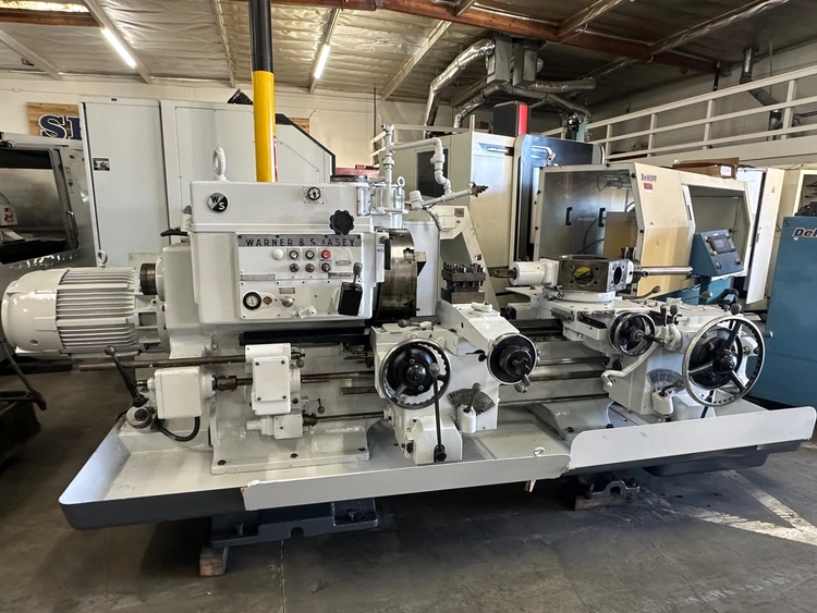 Used WARNER & SWASEY 2A Turret Lathes (Ram & Saddle) California US | Wheeler Machinery Sales 6 #64292