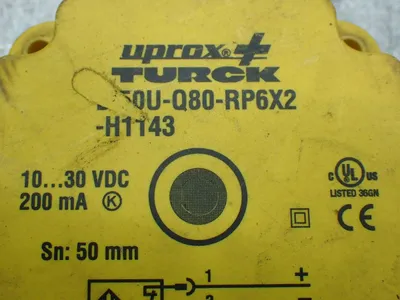 Used TURCK BI50UQ80RP6X2H1143 Proximity Sensors Ohio US | HGR 24 #907454