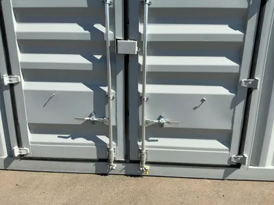 2026 40’L x 8’W x 9’ 6”T High Cube Shipping/Ground Container, swing doors on one end and four sets o...