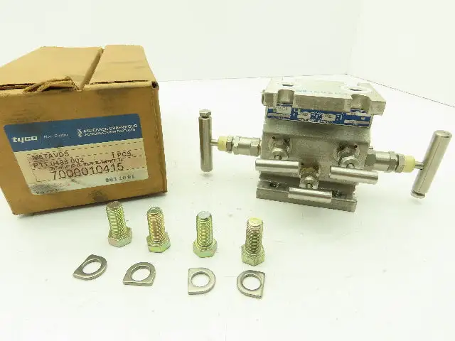 Tyco M6TAVDS Natural Gas Manifold 5 Valve 316 Stainless Steel