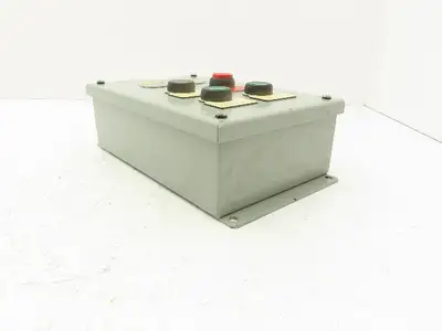 SCE-6PBI Pushbutton Control Station Enclosure Start/Stop/Reset 6-Button Box