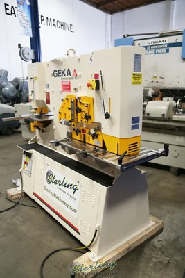New | in-Stock GEKA HYDRACROP 80SD Ironworkers California US | Sterling Machinery Exchange #1465436