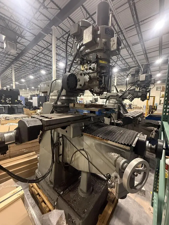 Used 2006 SHARP TMV-DVS Horizontal & Vertical Ram Type Mills Minnesota US | Source Machinery Sales #945747