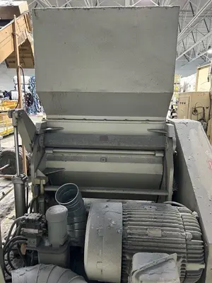 VECOPLAN RG52/100 FF (FILM & FIBER) SHREDDER WITH CUMBERLAND X1000 GRANULATOR – Complete Shred/Grind Line – New 2007