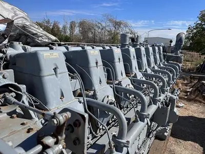 CAT G3608 / Ariel Model JGC-4 Two Stage Compressor - Cylinder Sizes 14.125" x 14.125" x 8.375" x 8.375" Less Engine