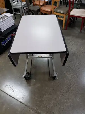 Used Forbes Used Forbes 4962-WDS - Folding Service Table, Laminate Food Storage & Transportation Illinois US | Falcon Restaurant Supply #1376844