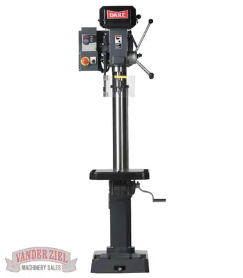 New | in-Stock DAKE SB-32V Heavy Duty & Sensitive Single Spindle Drills Michigan US | Vander Ziel Machinery Sales #480103