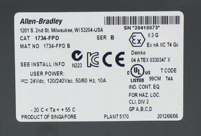 USED ALLEN BRADLEY 1734-FPD
