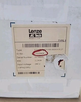 NEW Lenze 13220404