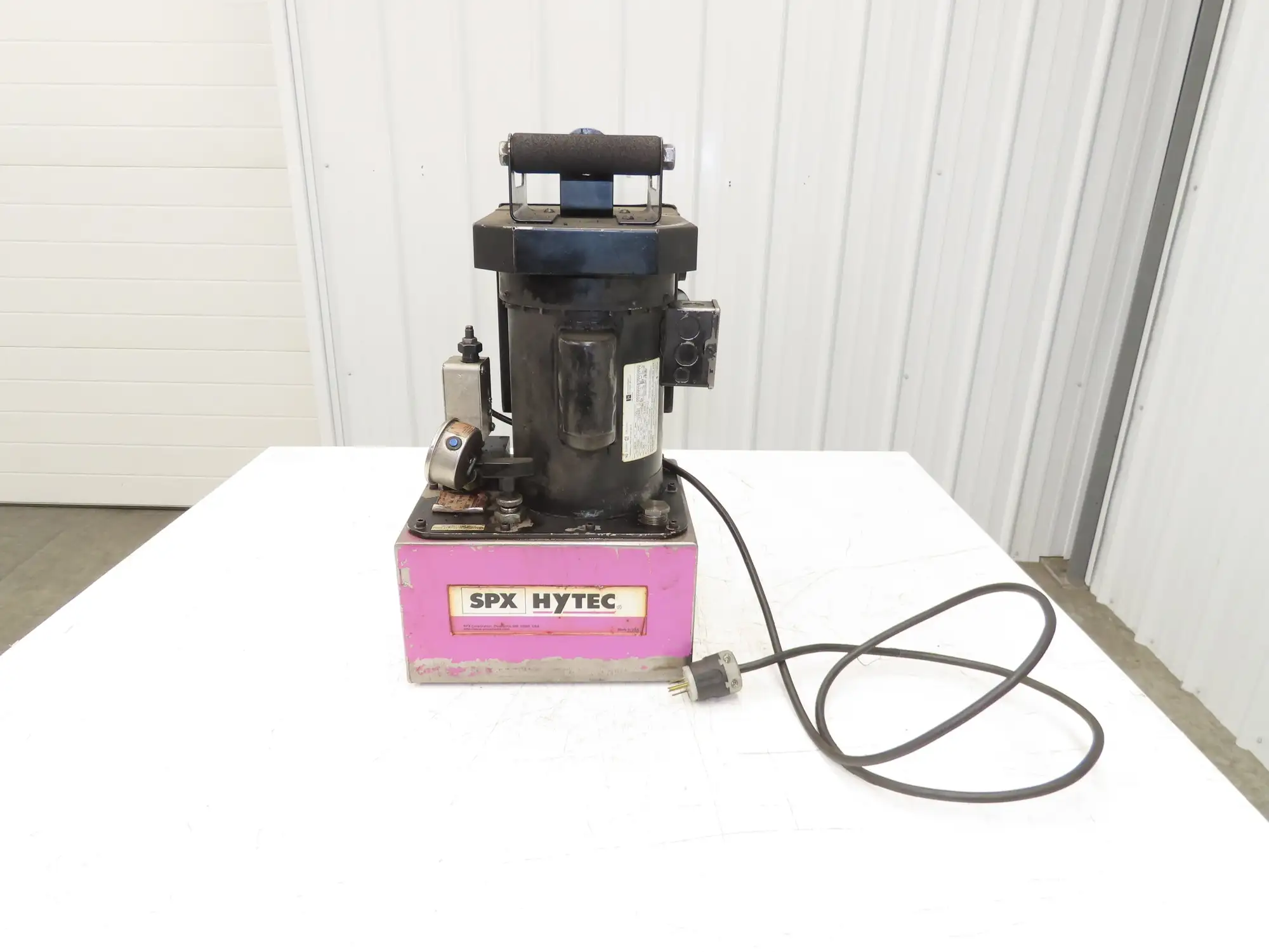 SPX Hytec 100888 Hydraulic Power Workholding Pump Unit 2.5gal 115V