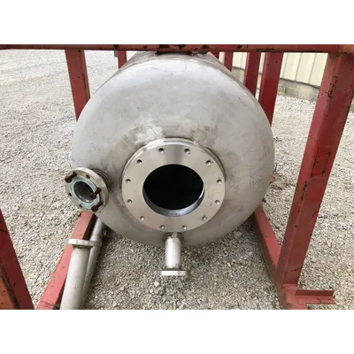Used 50 Cubic Foot Clyde Pneumatic Conveying Stainless Steel Weigh Tank