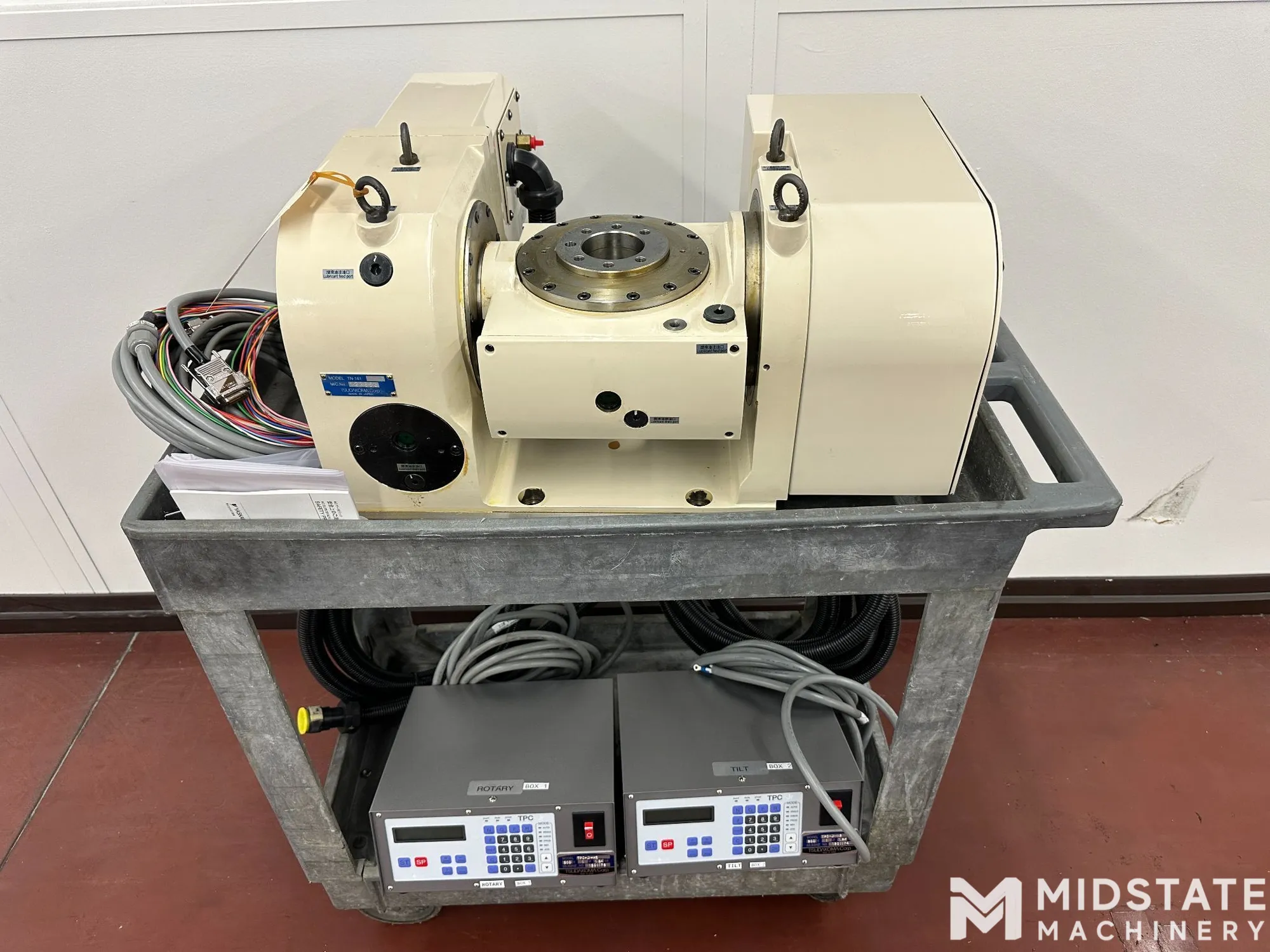 TSUDAKOMA TN-161 4th & 5th Axis Trunnion with Control Boxes "New"