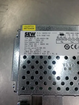 Used SEW-EURODRIVE BST 0.6S-460V-0B Rectifiers South Carolina US | Palmetto Automation #1160819