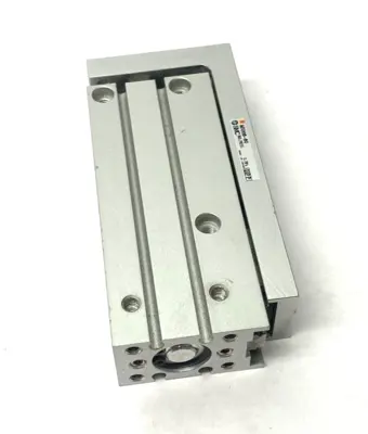 USED SMC COMPACT SLIDE CYLINDER TABLE, HIGH-RIDGIDITY, 16MM BORE