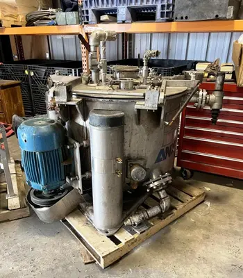 Andritz/Ketema 30 x 18 perforate basket centrifuge, Hastelloy.