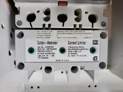 125/15A, 3P, 600V, Disconnect Switch HFD3125 Bucket for Freedom 2100 MCC Frame