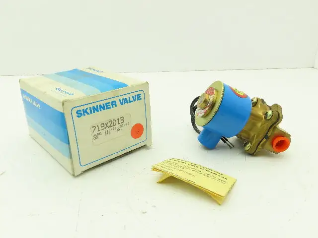 Honeywell Skinner 719X2D1B Solenoid Valve 2-Way NC 120V 0-50 PSI 3/8" NPT