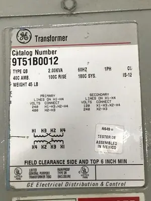 USED GENERAL ELECTRIC / GE 9T5IB0012