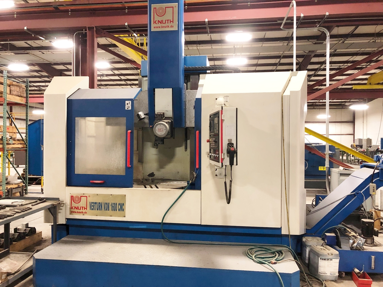 Used 2015 KNUTH VDM1600 Vertical Boring Mills (incld VTL) Illinois US | BLUMBERG MACHINERY COMPANY #868343