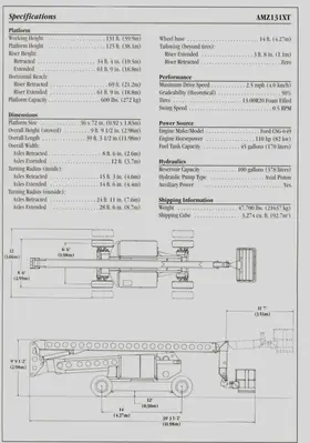 125' GROVE MODEL AMZ-131XT DIESEL POWERED OFF-ROAD MANLIFT: YOBRO #25206