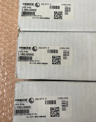 NEW Ohmite L100J500E