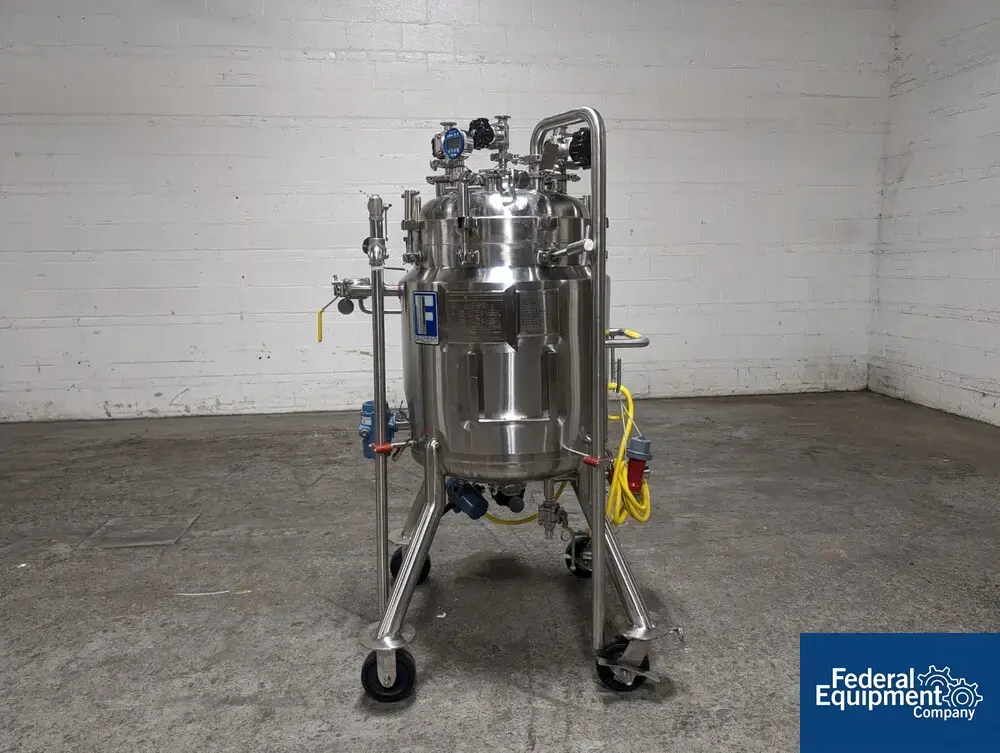 USED Feldmeier 100 Liter Feldmeier Reactor, 316L S/S, 60/125#