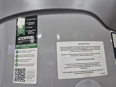 USED A.O. SMITH CORPORATION BTH-500A 300