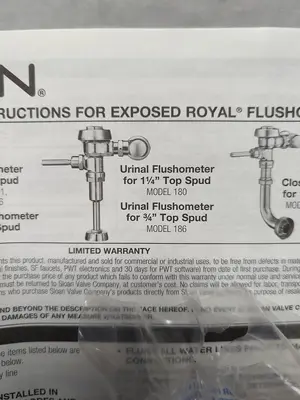 New | in-Stock SLOAN 186 Pump & Valve Parts Ohio US | Surplus Asset Holdings #1235588