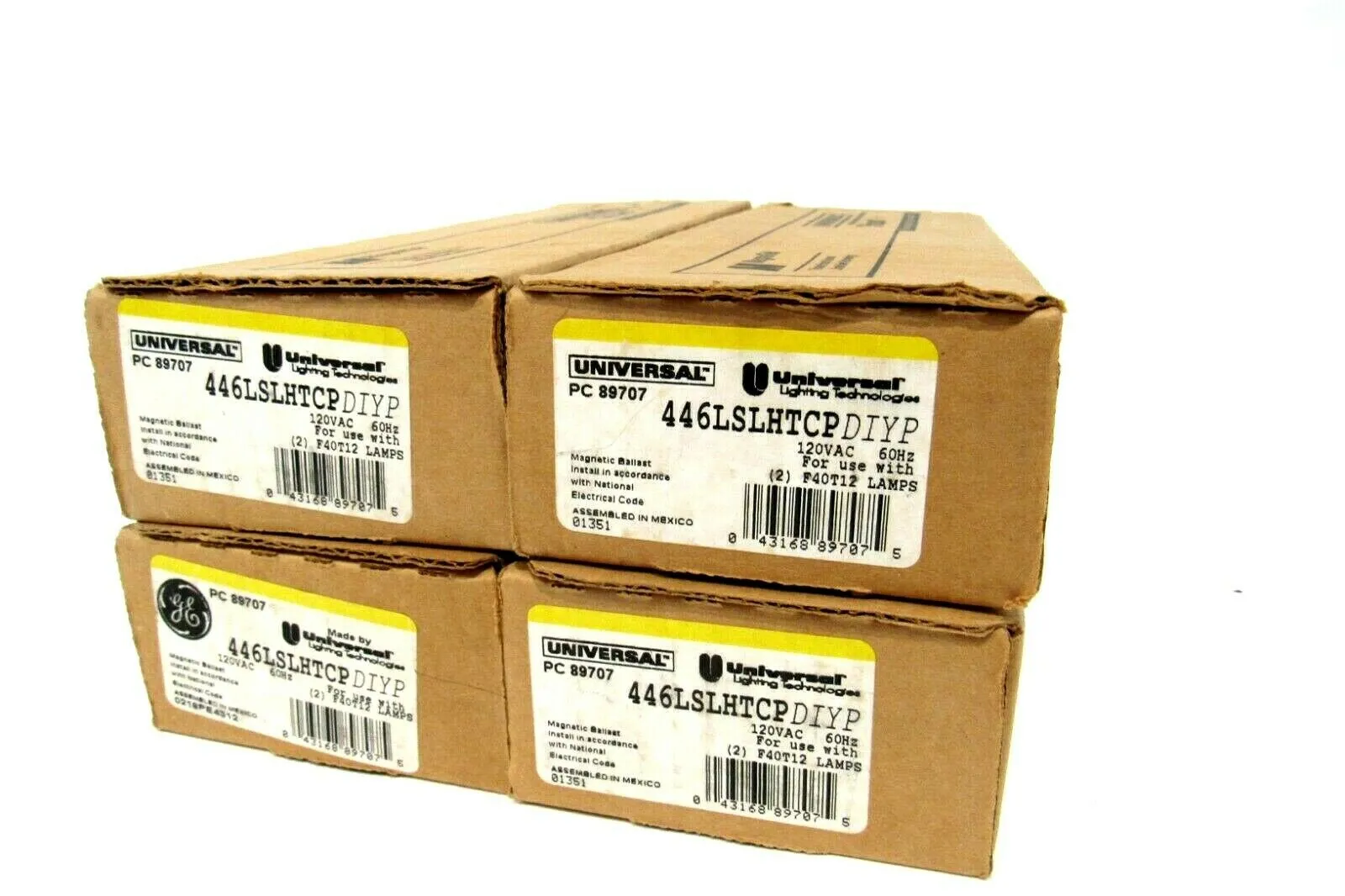 LOT OF 4 NEW GENERAL ELECTRIC 446LSLHTCP BALLASTS