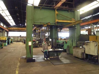 USED LVD 600 TON DISH END FORMING PRESS