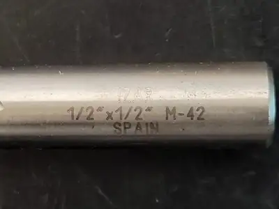 End Mill Flute 1/2 x 1/2 in. M-42
