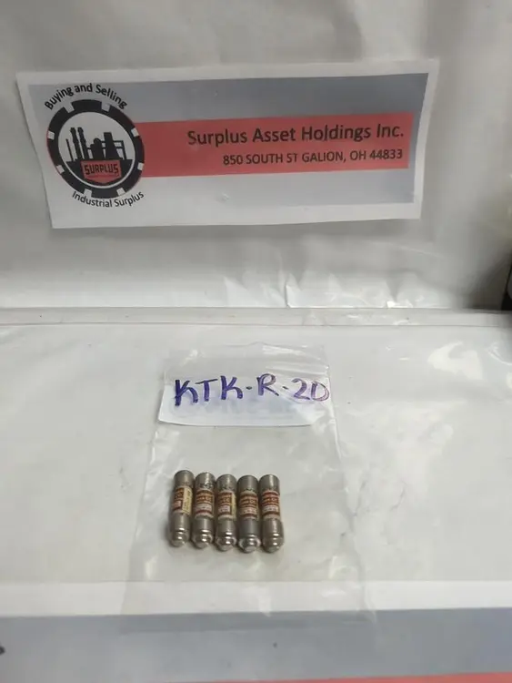 Used COOPER BUSSMANN KTK-R-20 Miscellaneous Equipment (Electrical & Power) | Surplus Asset Holdings #1193266