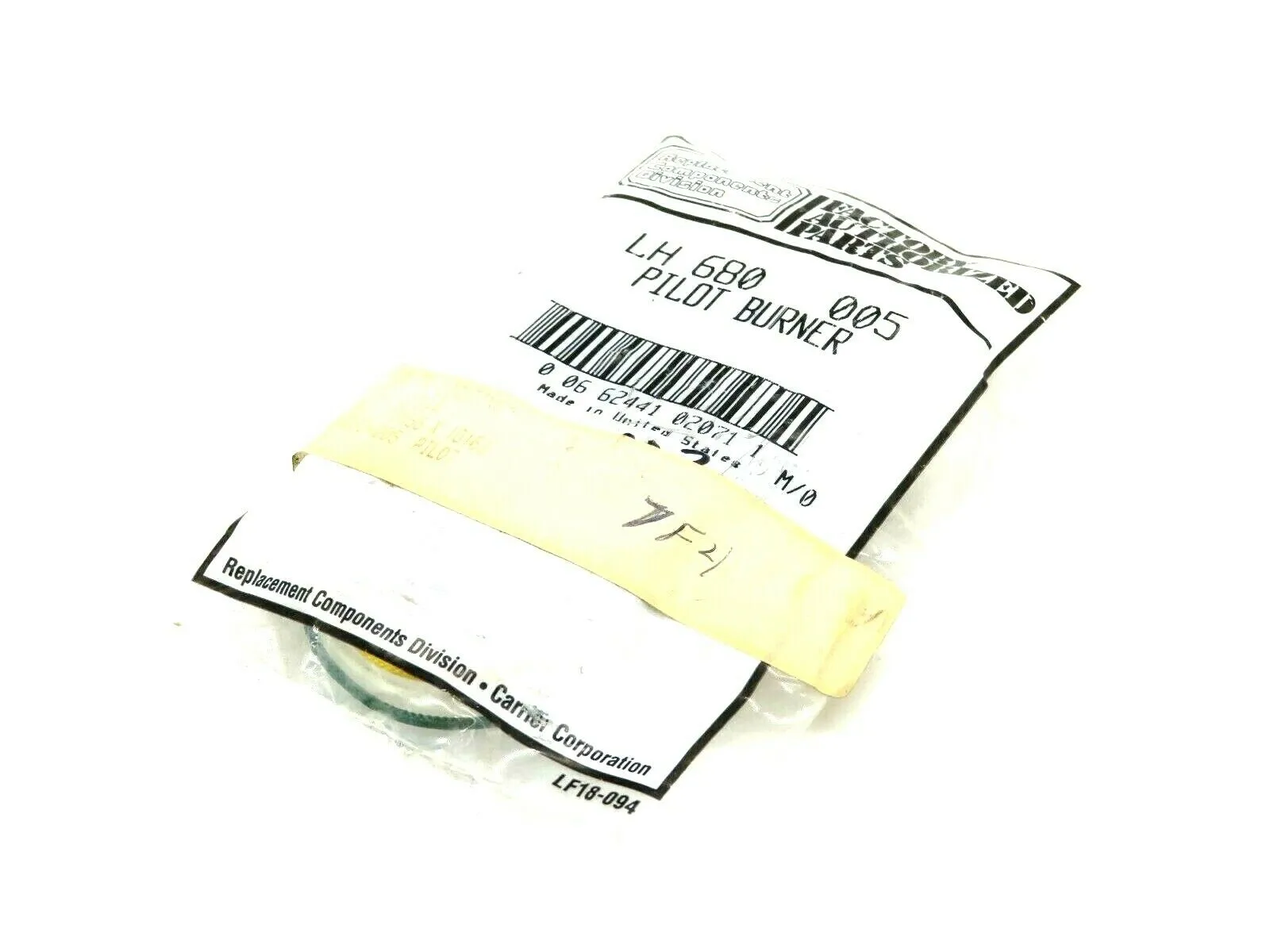 NEW SEALED CARRIER LH 680 005 PILOT BURNER LH680005