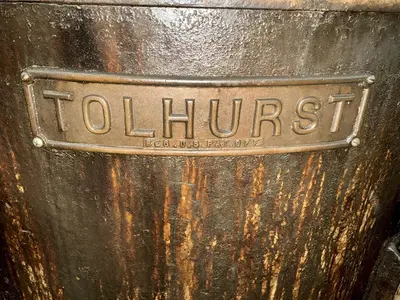 48" WIDE TOLHURST MODEL #48 CHIP SPINNER & OIL SEPARATING CENTRIFUGE : YOBRO #25010