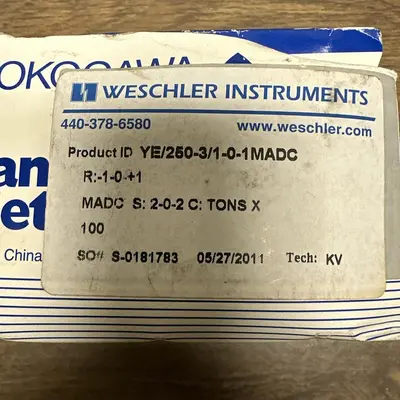 New | in-Stock YOKOGAWA YE/250-3/1-0-1MADC Misc Electrical & Power Parts Ohio US | Surplus Asset Holdings #1239327