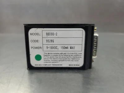 ACSYS 98098-2 10BASE-T Transceiver, 9-18VDC, 150mA. 5E-16
