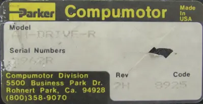 USED PARKER AH-DRIVE-R COMPUMOTOR AHDRIVER