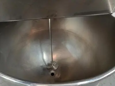 Stainless steel  85  gallon jacketed cooking & mixing kettle