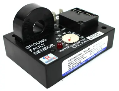 CR Magnetics CR7310-EH-24D-330-C-CD-ELR-I Ground Fault Sensor Relay