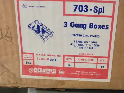 New | in-Stock BOWERS 703-SPL Misc Electrical & Power Parts British Columbia CA | Lenmark #252850