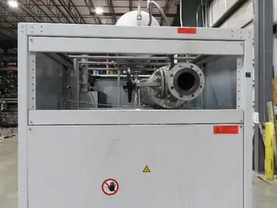 GWK Recirculating Water Cooled Chiller 40 Ton Cooling 25Hp 480V 2-Pump Unit