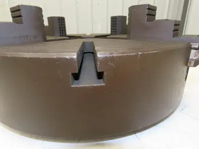 Rohm Number 400 4-Jaw Independent Manual Lathe Chuck 15-3/4" OD 3-3/4" ID