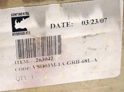 NEW CONTINENTAL HYDRAULICS VSD03M-1A-GRB-68L-A CONTROL VALVE VSD03M1AGRB68LA
