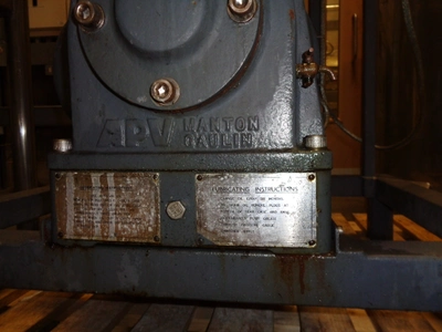 45 LPH APV Manton Gaulin S/S Single Head Homogeniser 15M