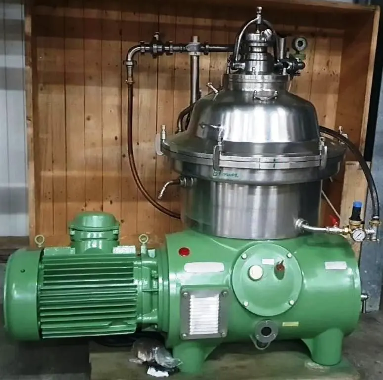 Westfalia SA 60-47-076 hermetic clarifier centrifuge, 316SS.